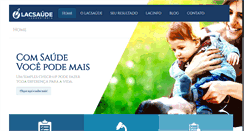 Desktop Screenshot of lacsaude.com.br
