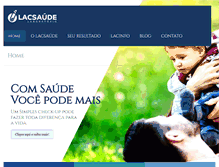 Tablet Screenshot of lacsaude.com.br